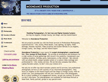 Tablet Screenshot of moondanceproduction.com